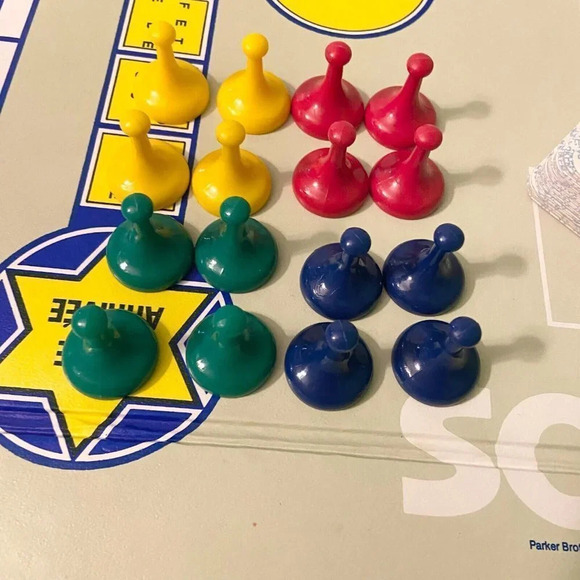 Vintage 1972 Sorry  Board Game Parker Brothers Complete - Picture 9 of 12